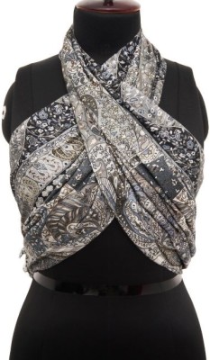 SHawlGul Wool Woven Women Shawl(Grey)