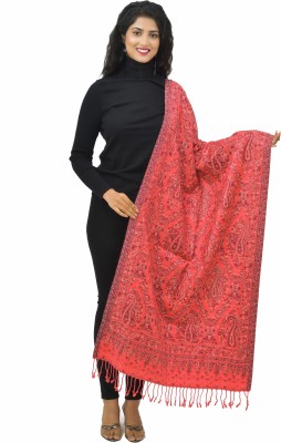 BAISA Wool Woven Women Shawl(Pink)