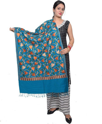 CHOUDHARYRETAILS Acrylic Floral Print Women Shawl(Multicolor)