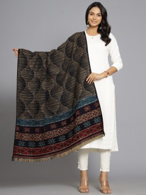 Ravaiyaa - Attitude Is Everything Wool Embroidered Women Shawl(Multicolor)