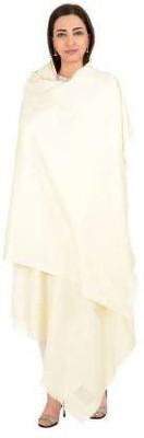 CHOUDHARYRETAILS Wool Solid Women Shawl(Yellow)