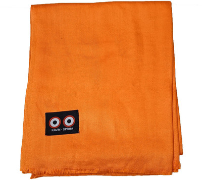 Sprha Wool Solid Men Shawl(Orange)