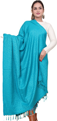 Kriti Wool Paisley Women Shawl(Blue)