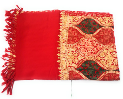 CHOUDHARYRETAILS Wool Embroidered Women Shawl(Multicolor)