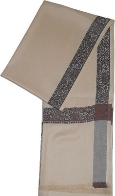 CHOUDHARYRETAILS Cashmere, Wool Solid, Printed Men, Women Shawl(Beige)