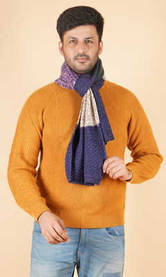 NAT Wool Solid Women, Men Shawl(Multicolor)