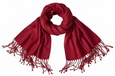 PM FASHION Polyester Solid Women Shawl(Red, Green, Blue, Black, Brown)