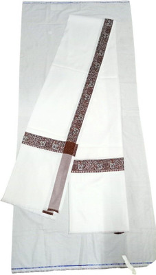 CHOUDHARYRETAILS Cashmere, Wool Striped, Solid, Woven Men, Women Shawl(White)