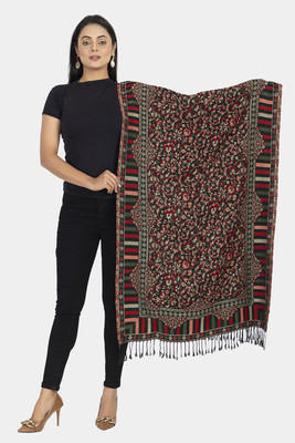 manjari Acrylic Self Design Women Shawl(Multicolor)