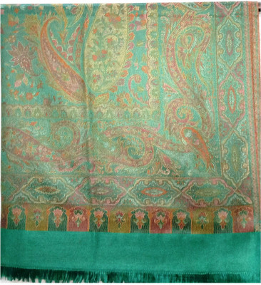 CHOUDHARYRETAILS Wool Floral Print Women, Men Shawl(Multicolor)