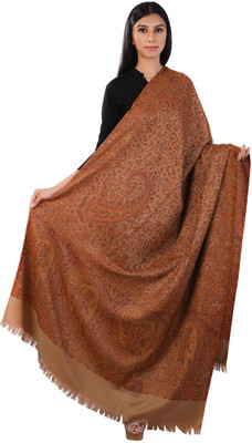 CHOUDHARYRETAILS Wool Printed Women, Men Shawl(Brown)