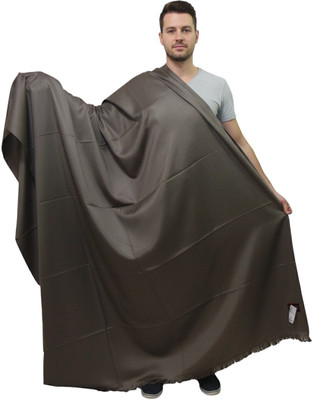 Sprha Wool Solid Men Shawl(Grey)