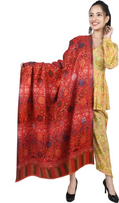 FusFus Wool Woven Women Shawl(Multicolor)