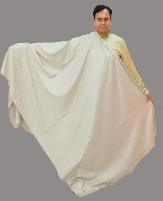 Vrinde Wool Solid Men Shawl(Grey)