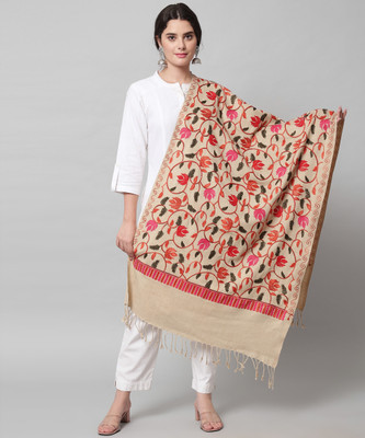 HEMLOCK Wool Printed Women Shawl(Multicolor)