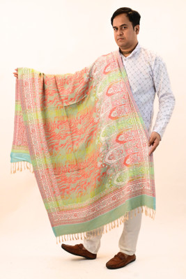 Sprha Wool Printed Men, Women Shawl(Multicolor)