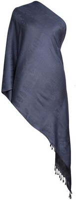 Vasaba Viscose Self Design Women Shawl(Grey)
