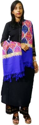 CHOUDHARYRETAILS Cashmere, Pashmina, Wool Embroidered Women, Men Shawl(Multicolor)