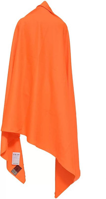 Cambik Wool Solid Men Shawl(Orange)