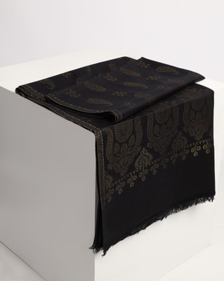 Shaiven Poly Wool Printed Women Shawl(Maroon)