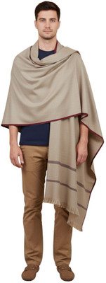 Sprha Wool Solid Men Shawl(Grey)