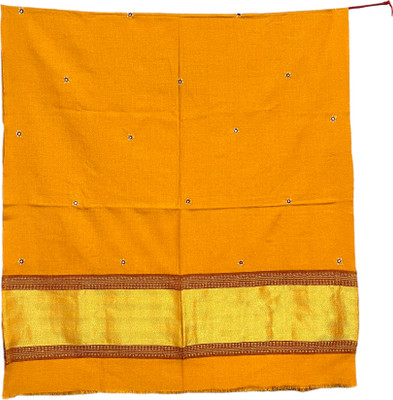 TAVAN Wool Self Design Women, Men Shawl(Orange)