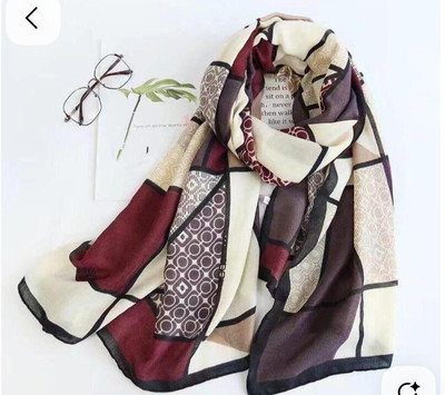 Fizanish Viscose Printed Women Shawl(Multicolor)