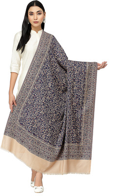 Anekaant Polyester Self Design Women Shawl(Multicolor)