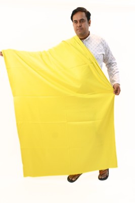 Vrinde Wool Solid Men Shawl(Yellow)