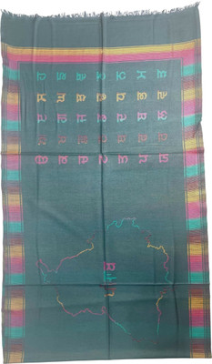 Kti Viscose, Acrylic Printed, Self Design Women, Men Shawl(Multicolor)