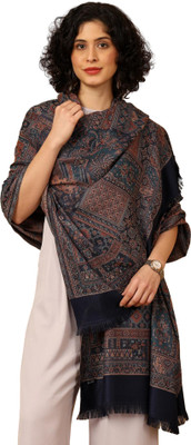 Tweedle Acrylic Woven Women Shawl(Multicolor)