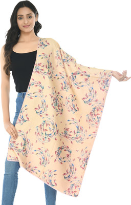 manra Wool Woven Women Shawl(Beige)