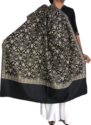 PASHTUSHS Wool Printed Women, Men Shawl(Multicolor)