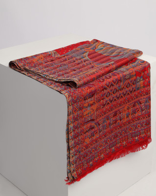 Shaiven Silk Printed Women Shawl(Pink)