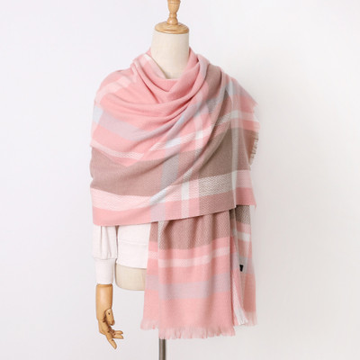 AlexVyan Acrylic, Wool Woven, Checkered Women Shawl(Multicolor)