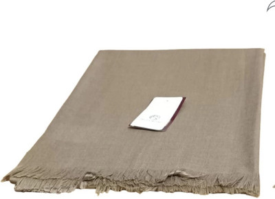 Royal A Kashmiri Wool Solid Men Shawl(Brown)