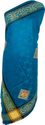 Sassi Wool Self Design Women Shawl(Green)