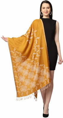 swi stylish Acrylic Woven Women Shawl(Multicolor)