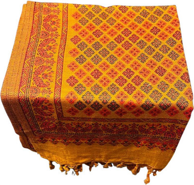 APNA KAPDA BAZAAR Wool Self Design Women Shawl(Multicolor)