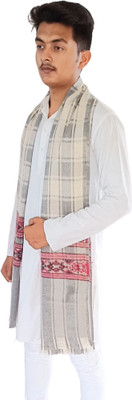 HouseOfCommon Wool Self Design Women Shawl(Beige)