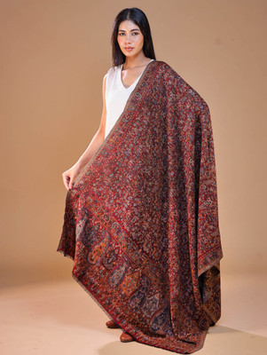 swi stylish Wool Paisley Women Shawl(Multicolor)
