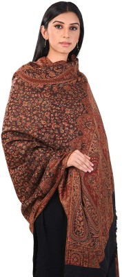 Kashmiri queen Cashmere Paisley Women Shawl(Multicolor)