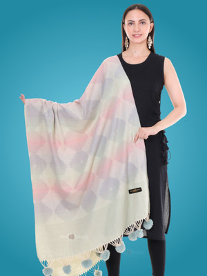Pick Ur Needs Pashmina Self Design Women Shawl(Multicolor)
