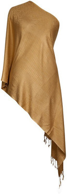 Vasaba Viscose Self Design Women Shawl(Beige)