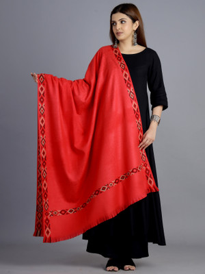 Ravaiyaa - Attitude Is Everything Wool Woven Women Shawl(Pink)