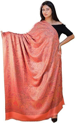 CHOUDHARYRETAILS Pashmina Self Design Women Shawl(Pink)