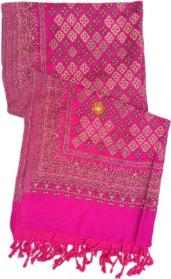 NORTH FASHION Wool Self Design Men, Women Shawl(Pink)