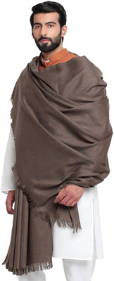 Anshu fashion Wool Solid Men Shawl(Brown)