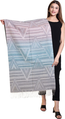 OSWAL Polyester Self Design Women Shawl(Multicolor)