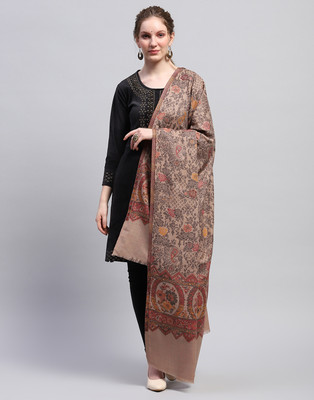 MONTE CARLO Acrylic Self Design Women Shawl(Multicolor)